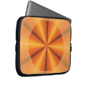 Optische Illusion Orange-Notebookgehäuse Laptopschutzhülle (Vorne Rechts)
