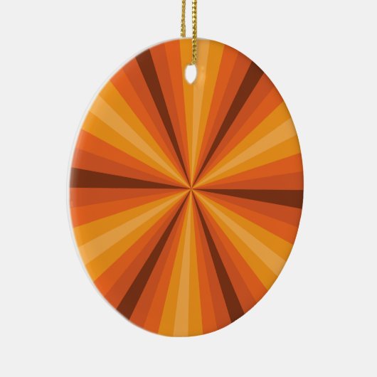Optische Illusion Orange Ornament (Rechts)