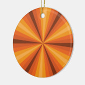 Optische Illusion Orange Ornament (Links)
