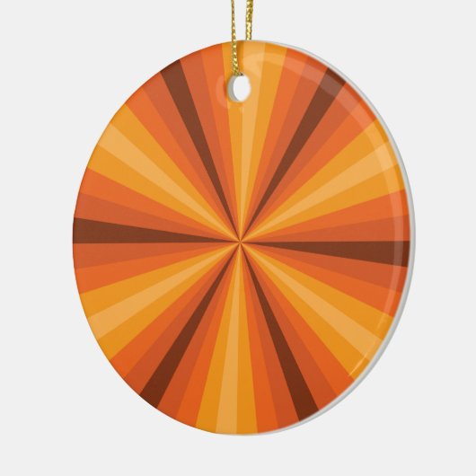 Optische Illusion Orange Ornament (Links)