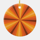 Optische Illusion Orange Ornament (Hinten)
