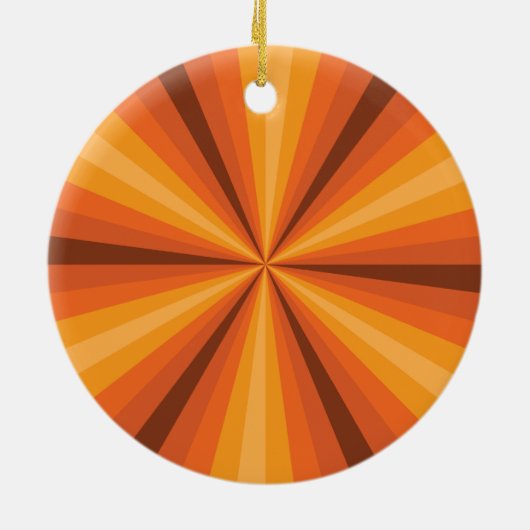 Optische Illusion Orange Ornament (Hinten)