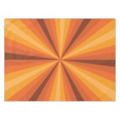 Optische Illusion Orange Tableclout Tischdecke (Vorderseite (Horizontal))