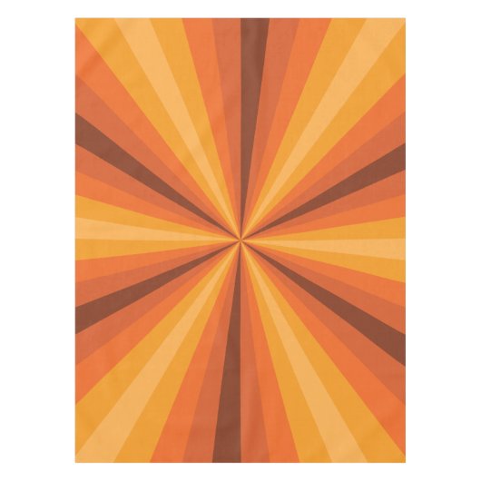 Optische Illusion Orange Tableclout Tischdecke (Vorderseite)