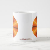 Optische Illusion Orange-Tasse Jumbo-Tasse (Vorderseite)