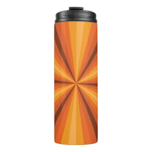 Optische Illusion Orange Thermal Tumbler Thermosbecher