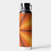 Optische Illusion Orange Trinkflasche (Rückseite)