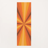 Optische Illusion Orange Yoga Mat Yogamatte (Vorderseite)
