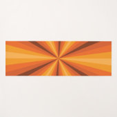 Optische Illusion Orange Yoga Mat Yogamatte (Vorderseite (Horizontal))