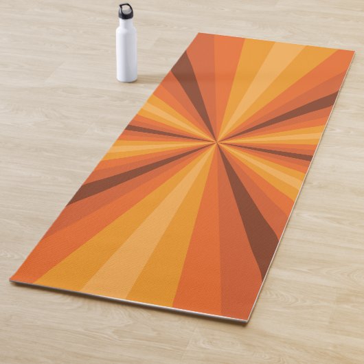 Optische Illusion Orange Yoga Mat Yogamatte (Beispiel)
