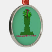 Optische Illusion Ornament Aus Metall (Rechts)