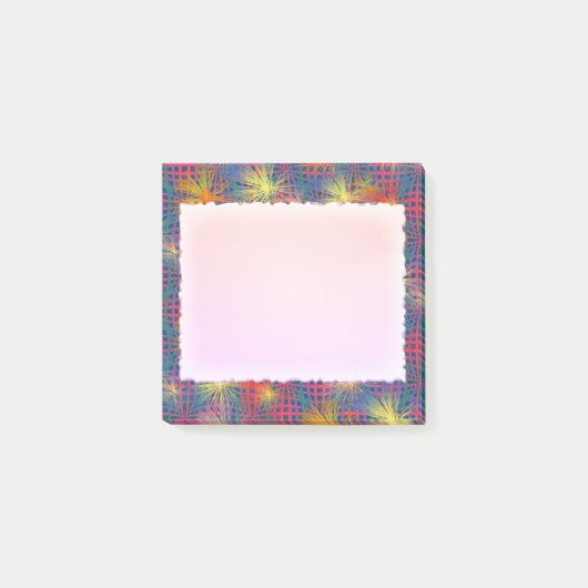 optische Illusion Post-it Klebezettel (Vorderseite)