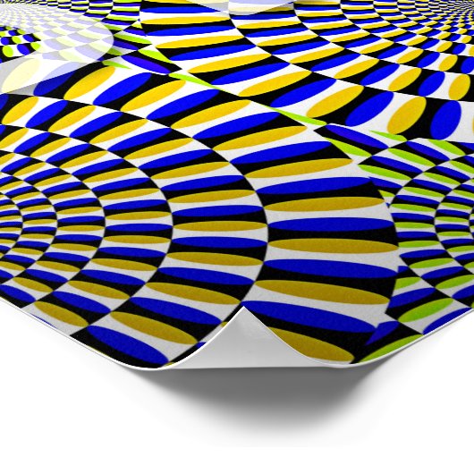 Optische Illusion Poster (Ecke)