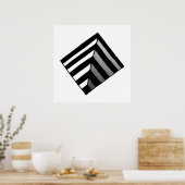 optische Illusion Poster (Küche)