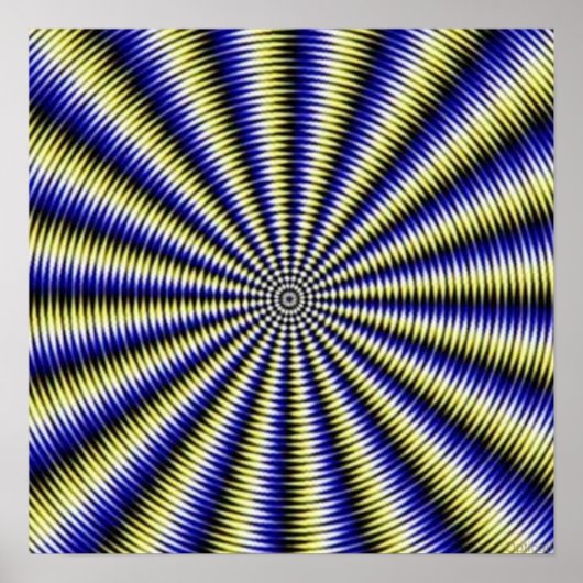 optische Illusion Poster (Vorne)