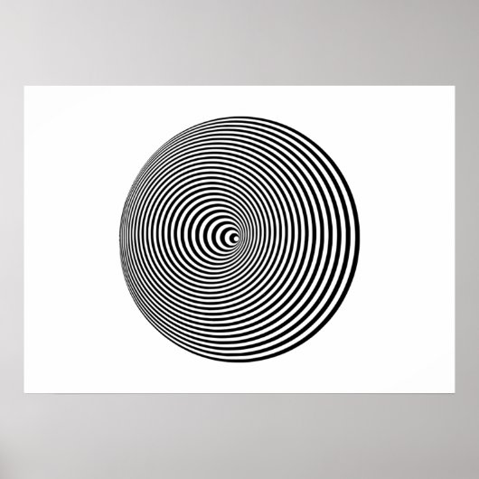 optische Illusion Poster (Vorne)