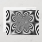optische Illusion Postkarte (Vorne/Hinten)