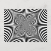optische Illusion Postkarte (Vorderseite)