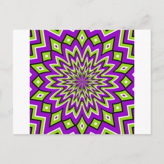 optische Illusion Postkarte (Vorderseite)