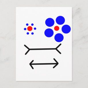 optische Illusion Postkarte