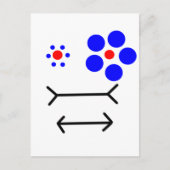 optische Illusion Postkarte (Vorderseite)