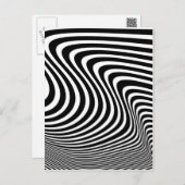 optische Illusion Postkarte (Vorne/Hinten)