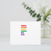 optische Illusion Postkarte (Stehend Vorderseite)