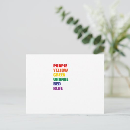 optische Illusion Postkarte (Stehend Vorderseite)