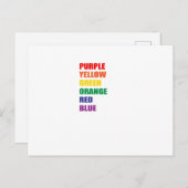 optische Illusion Postkarte (Vorne/Hinten)