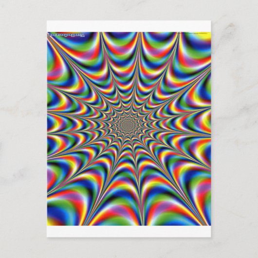 OPTISCHE ILLUSION POSTKARTE (Vorderseite)