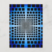 optische Illusion Postkarte (Vorderseite)
