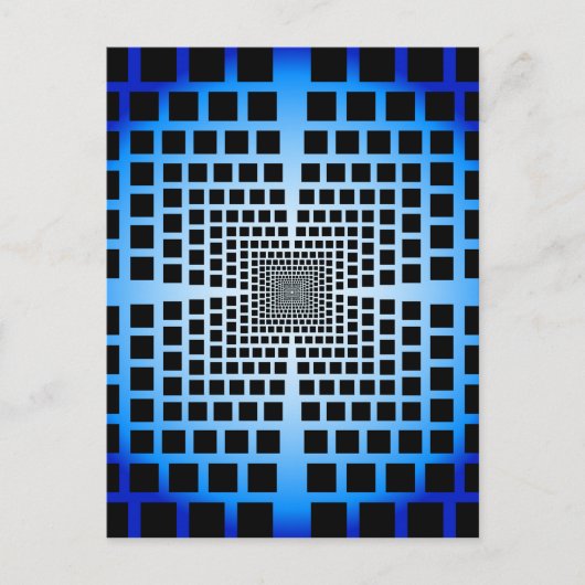 optische Illusion Postkarte (Vorderseite)