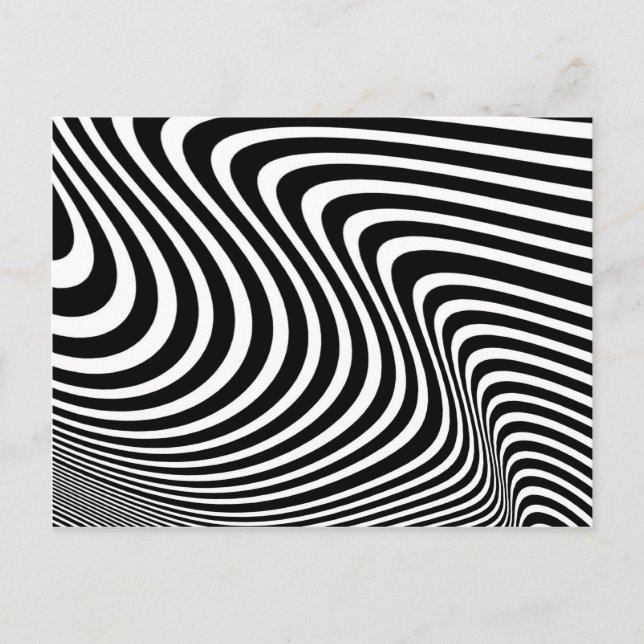 optische Illusion Postkarte (Vorderseite)