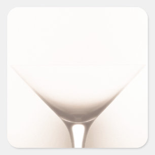 optische Illusion Quadratischer Aufkleber