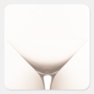 optische Illusion Quadratischer Aufkleber