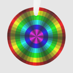 Optische Illusion Rainbow Akrylornament Ornament