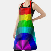 Optische Illusion Rainbow All-over-Print-Schürze Schürze (InSitu)