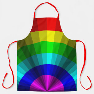 Optische Illusion Rainbow All-over-Print-Schürze Schürze