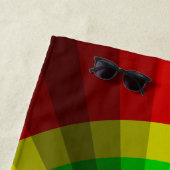 Optische Illusion Rainbow Beach Handtuch (Beispiel)