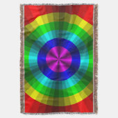 Optische Illusion Rainbow-Keule Decke (Vorderseite Vertikal)