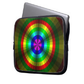 Optische Illusion Rainbow-Laptop-Gehäuse Laptopschutzhülle (Vorderseite Links)