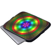 Optische Illusion Rainbow-Laptop-Gehäuse Laptopschutzhülle (Vorne Knopf)