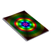 Optische Illusion Rainbow-Notebook Notizblock (Rechte Seite)