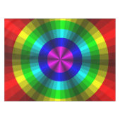 Optische Illusion Rainbow-Tablette Tischdecke (Vorderseite (Horizontal))