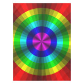 Optische Illusion Rainbow-Tablette Tischdecke (Vorderseite)