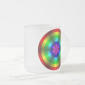 Optische Illusion Rainbow-Tasse Mattglastasse (VorderseiteRechts)