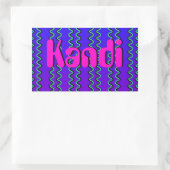 optische Illusion Rechteckiger Aufkleber (Tasche)