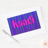 optische Illusion Rechteckiger Aufkleber (Umschlag)