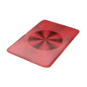 Optische Illusion Red Bath Mat Badematte (Schrägansicht)