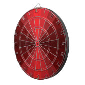 Optische Illusion Red Dart Board Dartscheibe (Vorderseite rechts)